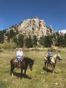 Horseback riding at Sundance Trail Guest Ranch