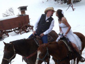 Elope & Horseback Ride Colorado Dude Ranch Sundance Trail - near Fort Collins