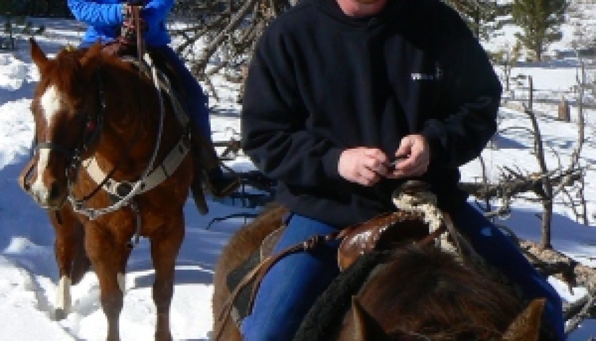 Co;orado Dude Ranch Sundance Winter Horseback Ride