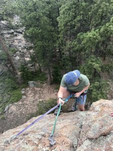 Family Guest Ranch Vacation Matt Rock Climbing