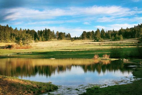 Sundance Trail pond colorado family dude ranch adventure vacation packages