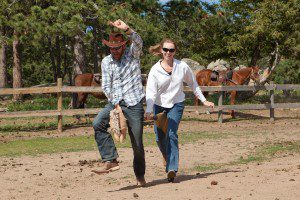 guest ranch holidays - dude ranch dinner bell