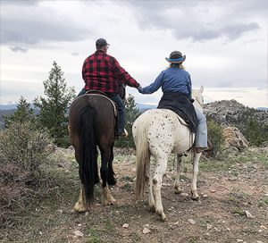 Horseback riding near Fort Collins