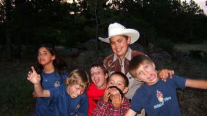 Dude Kids Sing at the Campfire