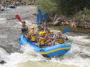 Summer Vacation at our Guest Ranch can include white water rafting