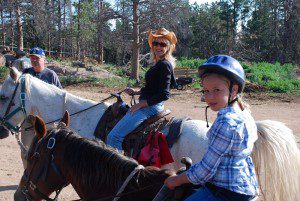 Horseback quality time with mom