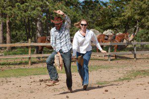 The bucking horses are not for trail riding! Fun things to do near Fort Collins.