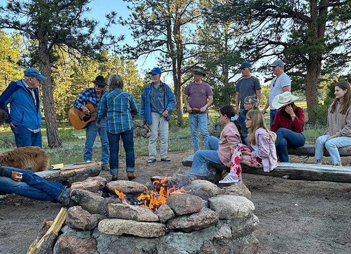fun around the campfire